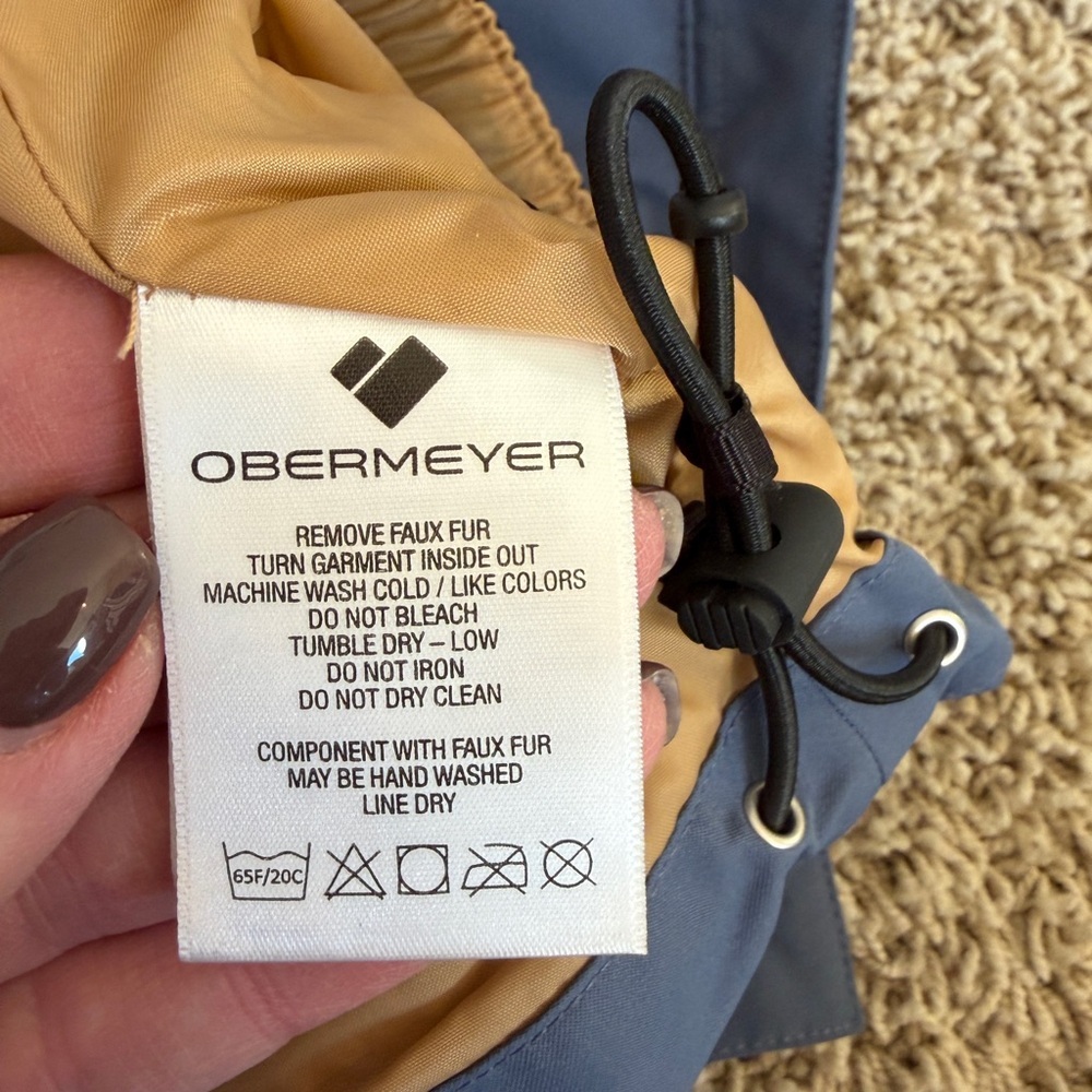 Obermeyer Thermore Ski Coat Size 8 Aspen Insulated Snow Powder Colorado Downhill - Picture 9 of 16